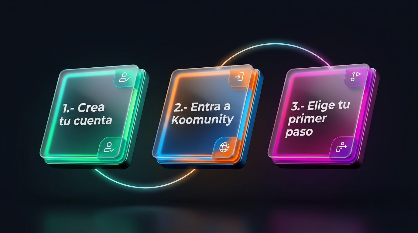 Empezar paso a paso en Koomunity