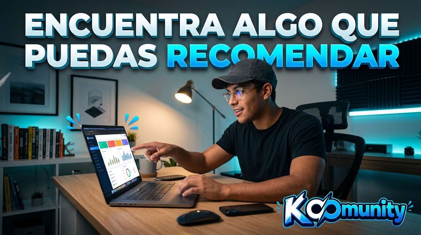 Encuentra algo que puedas recomendar